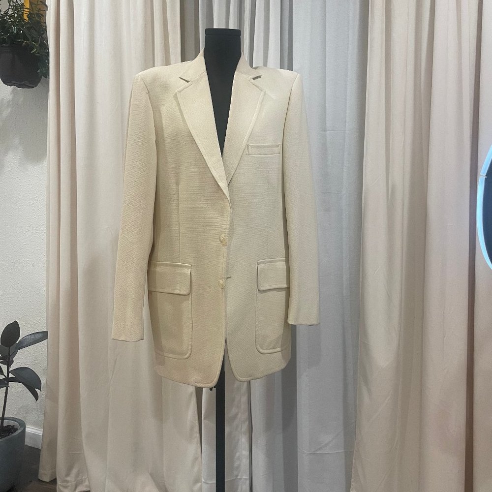 Beige 100% Camel Hair Blazer Buffalonian Imperial Kleinha Oversized Blazer